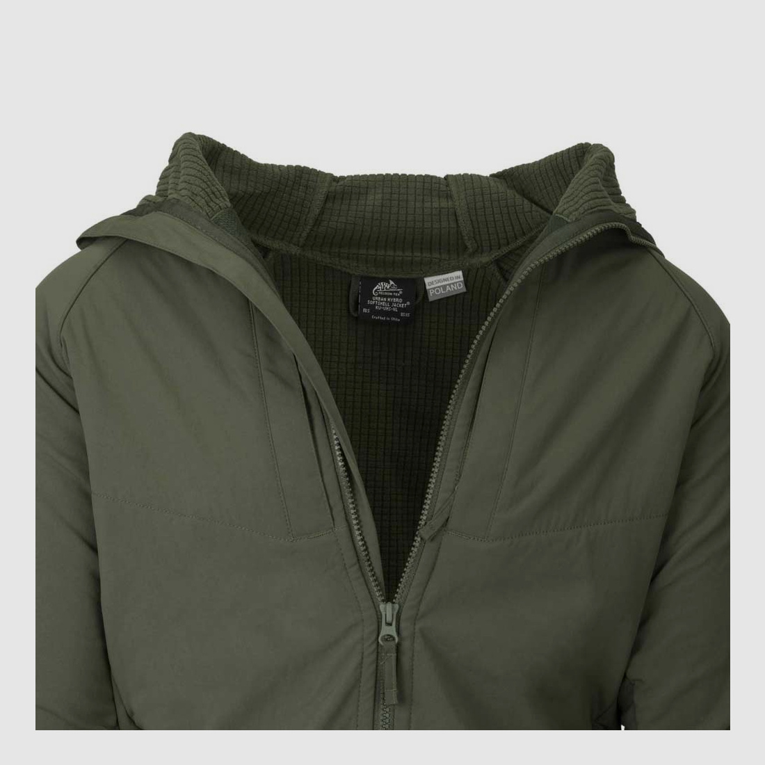 HELIKON-TEX URBAN HYBRID SOFTSHELL® JACKE STORMSTRETCH® TAIGA GREEN