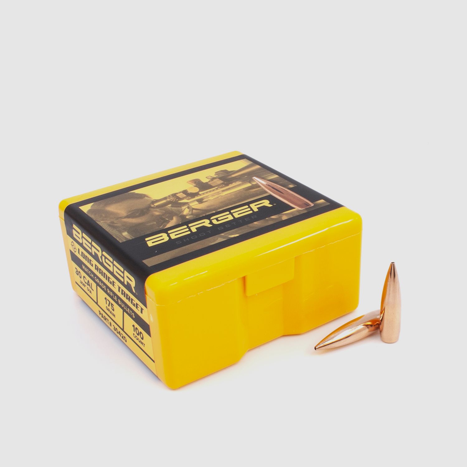 Proiettile Berger .30 Long Range BT Target 175GR 100 Pezzi