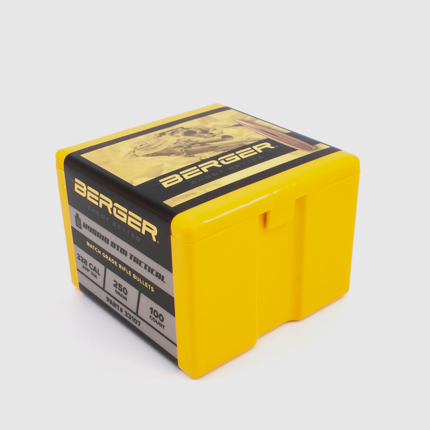 Berger Geschoss .338 Hybrid OTM Tactical 250GR 100 Stück