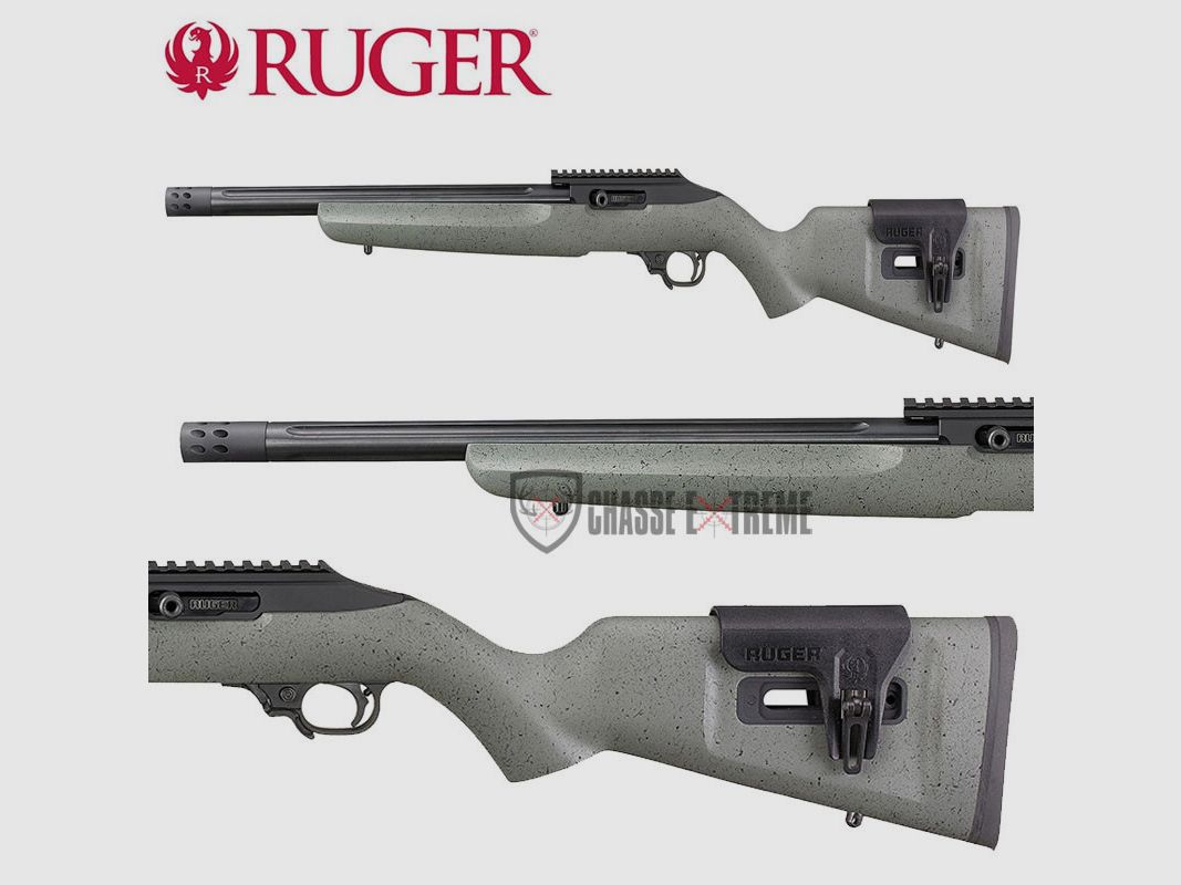 Repetierbüchse RUGER 10/22 Wettbewerb Grau 41cm Kal. 22 Lr Linkshänder, Bild 2 von 4