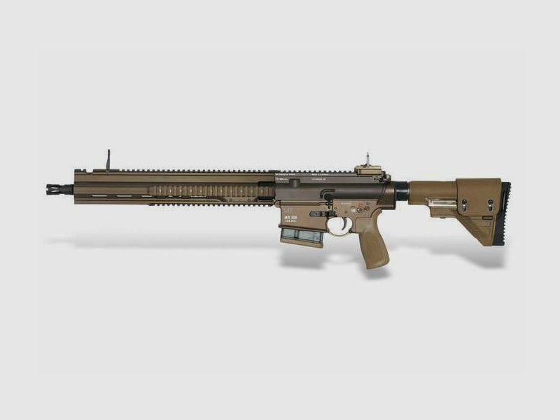 Heckler & Koch HK SLB MR308-28, A3-Version,16,5", sandfarben .308Win