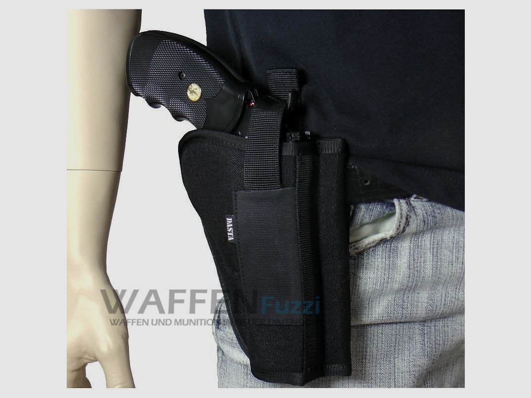 Fondina da cintura per revolver da 4" RG99, ME38 Magnum, HW38, Colt Python 4" e altro