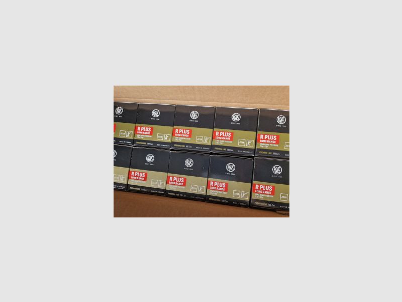 RWS .22 LR R PLUS Long Range 2,8g 43gr 50 St.