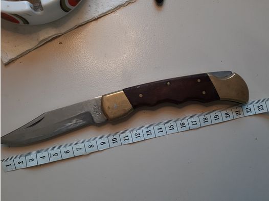 HUNTING KNIFE Folding Knife - CJH 207713 Herbertz approximately 60 years young