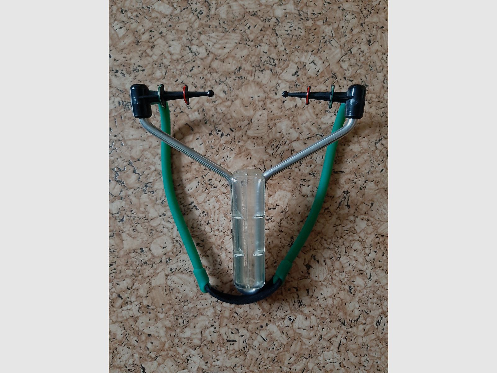 Slingshot with 100 steel balls