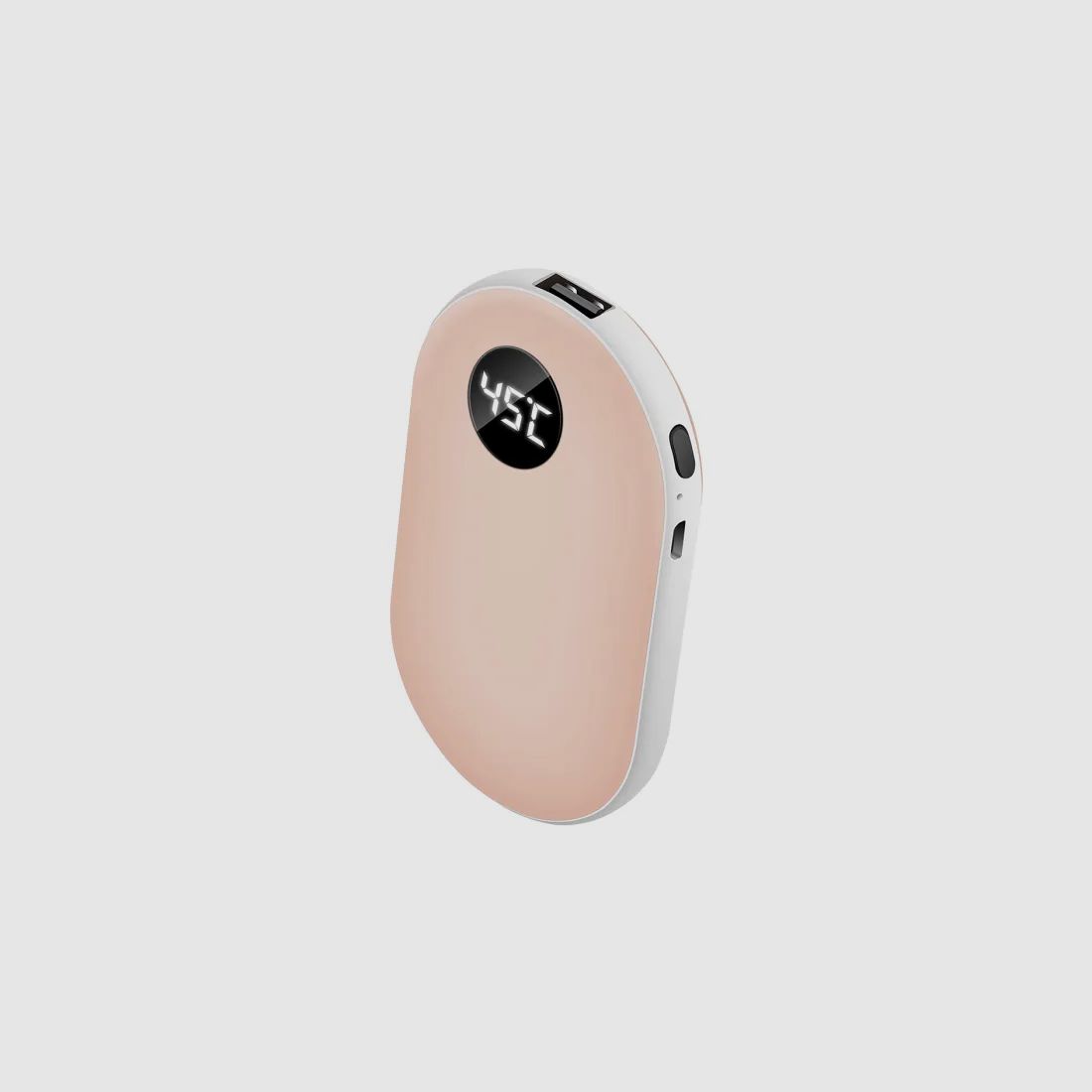 Elektrischer Handwärmer ROSÉ - wiederaufladbar mit USB - 42-52 Grad einstellbar