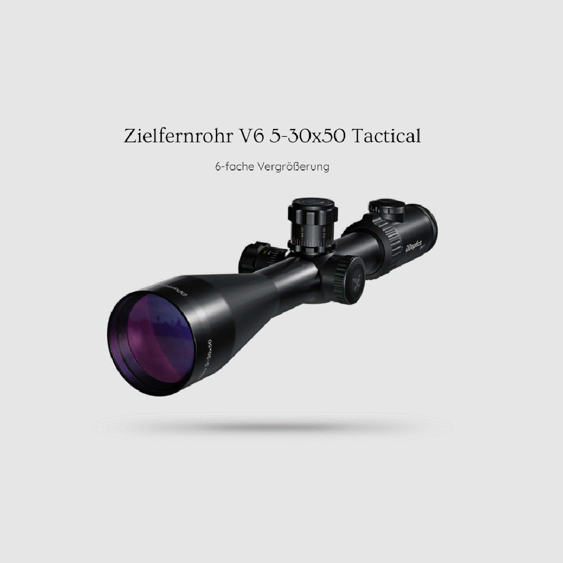 DDOptics Nighteagle 5-30×50 Tactical – Mildot – Gen. III – MOA