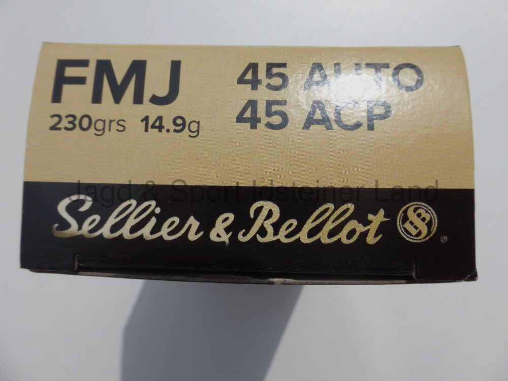 Sellier & Bellot 230grs, FMJ