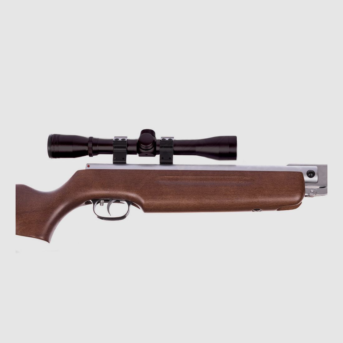 Weihrauch HW 35K Silverwood air rifle cal. 4.5mm pellet trap set