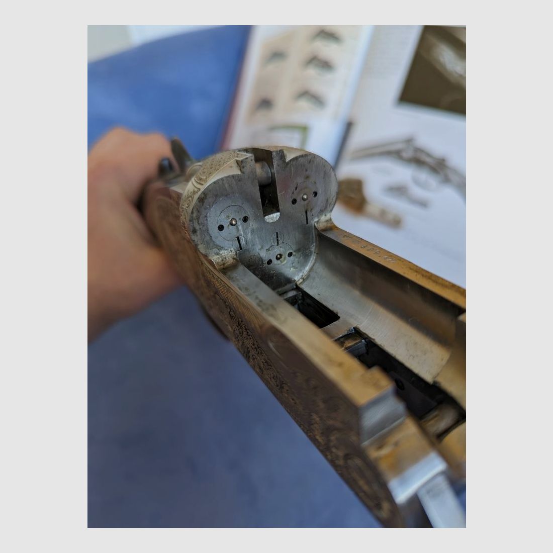 Joh. Outschar / Ferlach Kugeldrilling / Dobbelbüchsdrilling