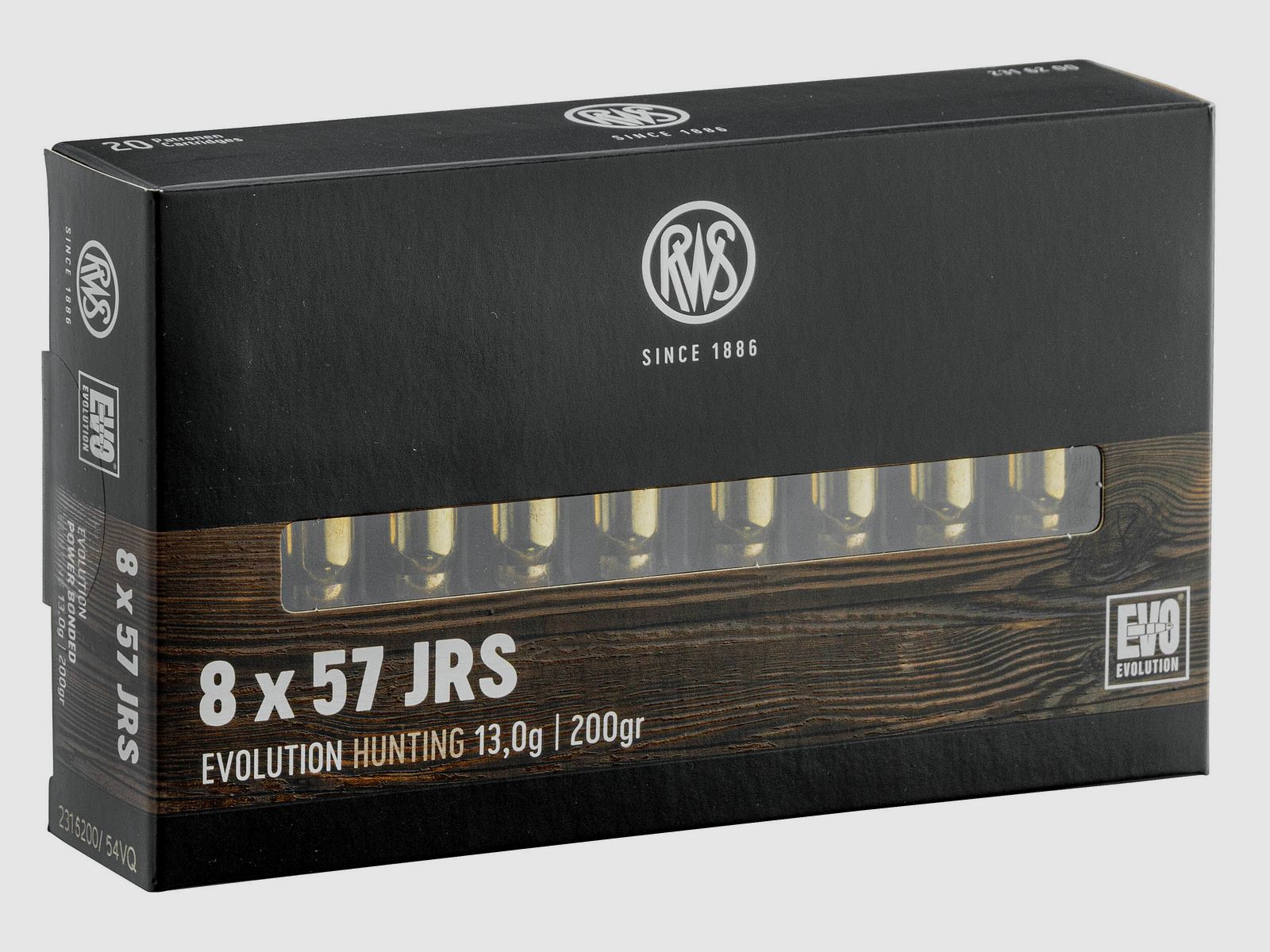 Jagdbüchsenpatronen RWS EVO Kaliber 8x57 JRS, Bild 8 von 14