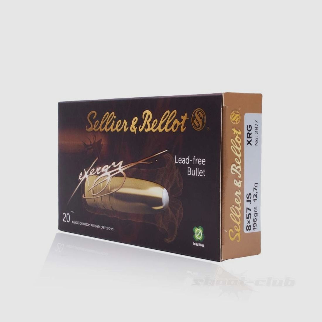 Sellier & Bellot eXergy 12,7g / 196grs - 20Stk