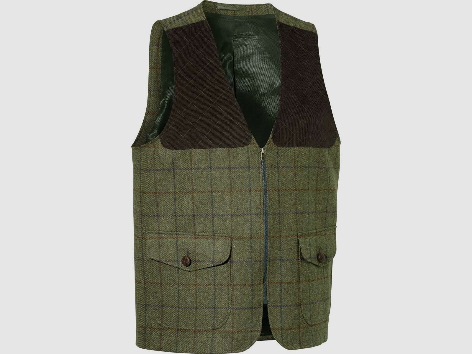 Swedteam 1919 Klassieke Jachtvest Tweed Groen 2XL