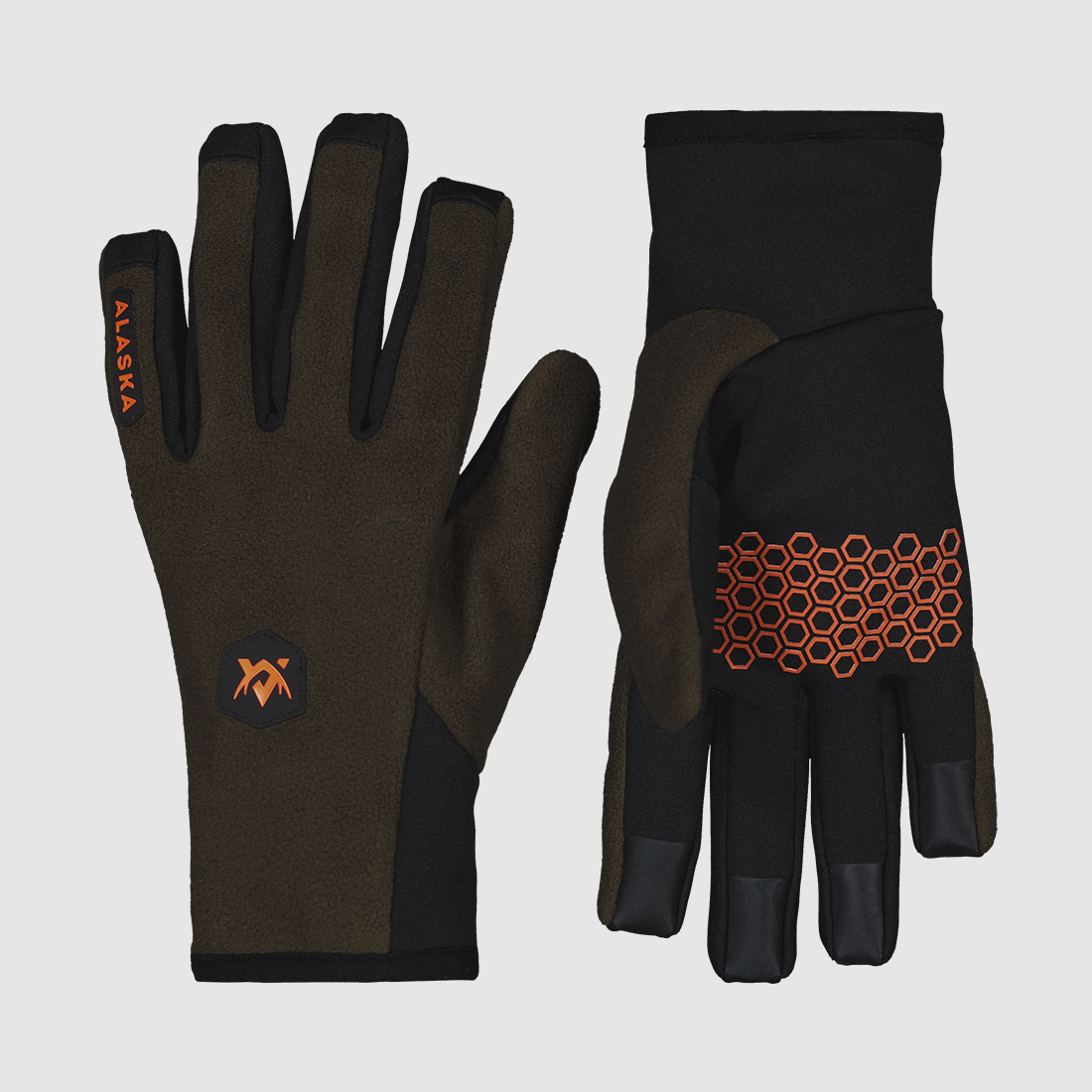 Handschuhe Raptor  Brown