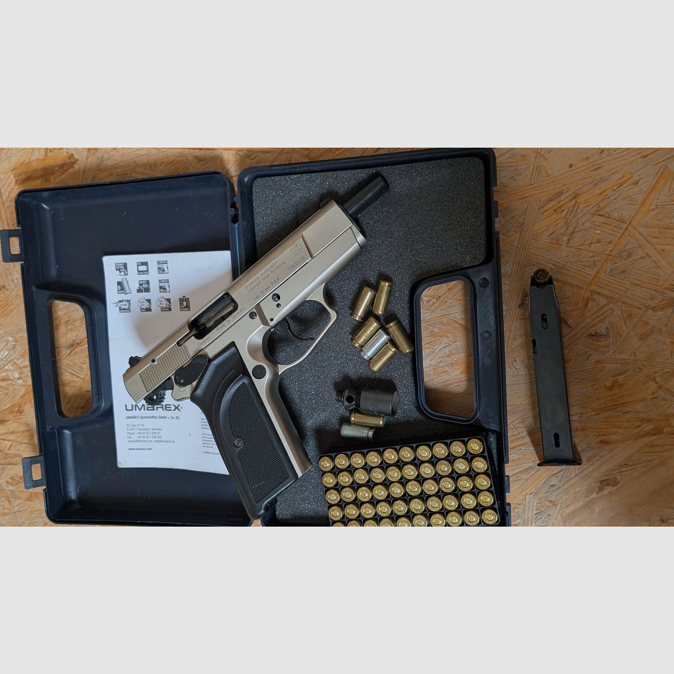 Browning GPDA 9mm Schreckschuss Brüniert