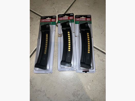 3x Mp5 oder Mp7 Magazine mit fake Patronen