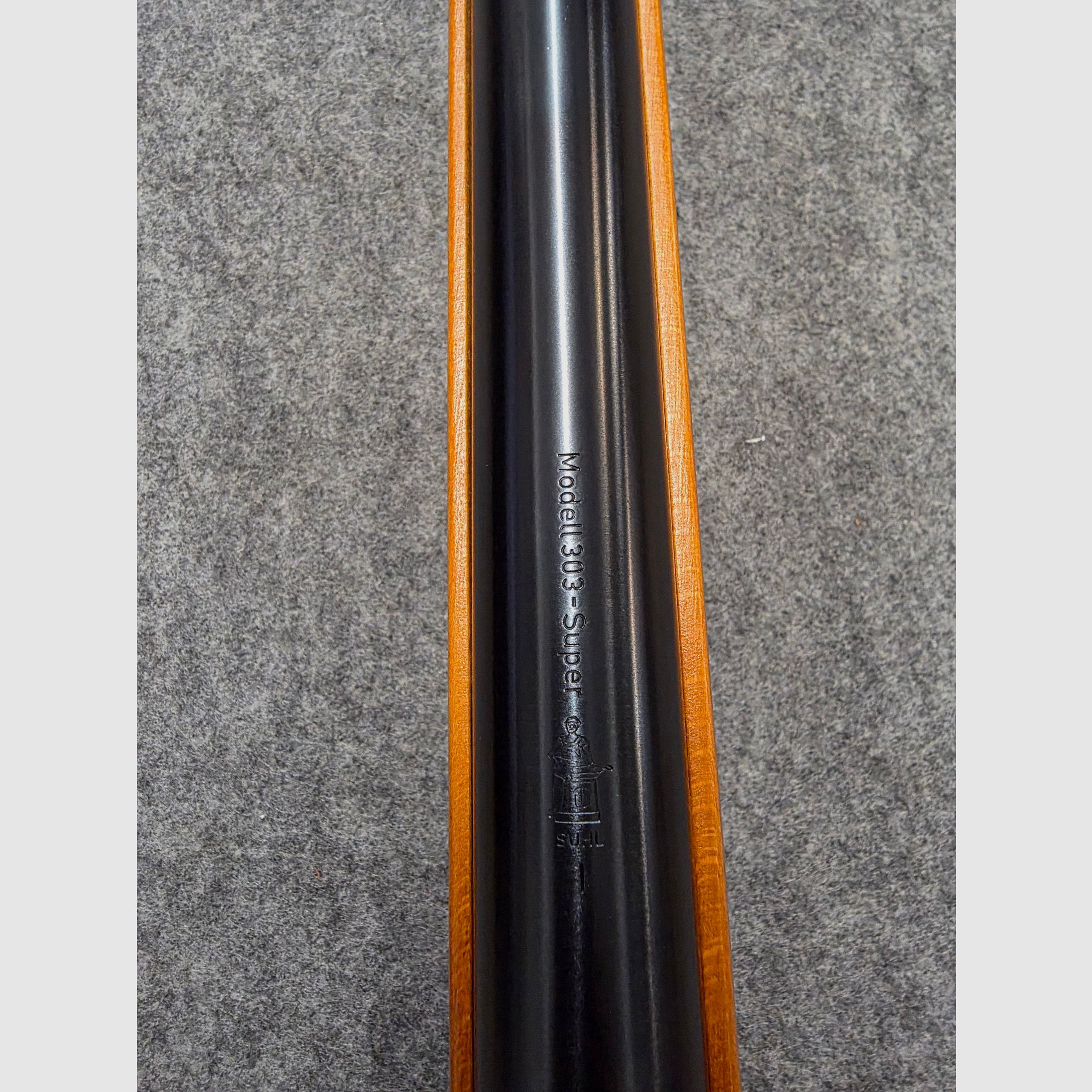 ¡Como comprado ayer en la tienda! Haenel 303 - 8 Super con disparador fino, diopter, cañón plegable, carabina de aire comprimido Kirmes 4.5mm.