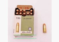 Sellier & Bellot CZ munición para pistolas 7,65 mm Browning/.32ACP