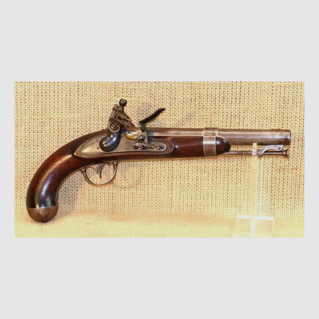 US - Johnson Steinschlosspistole Modell 1836 .54
