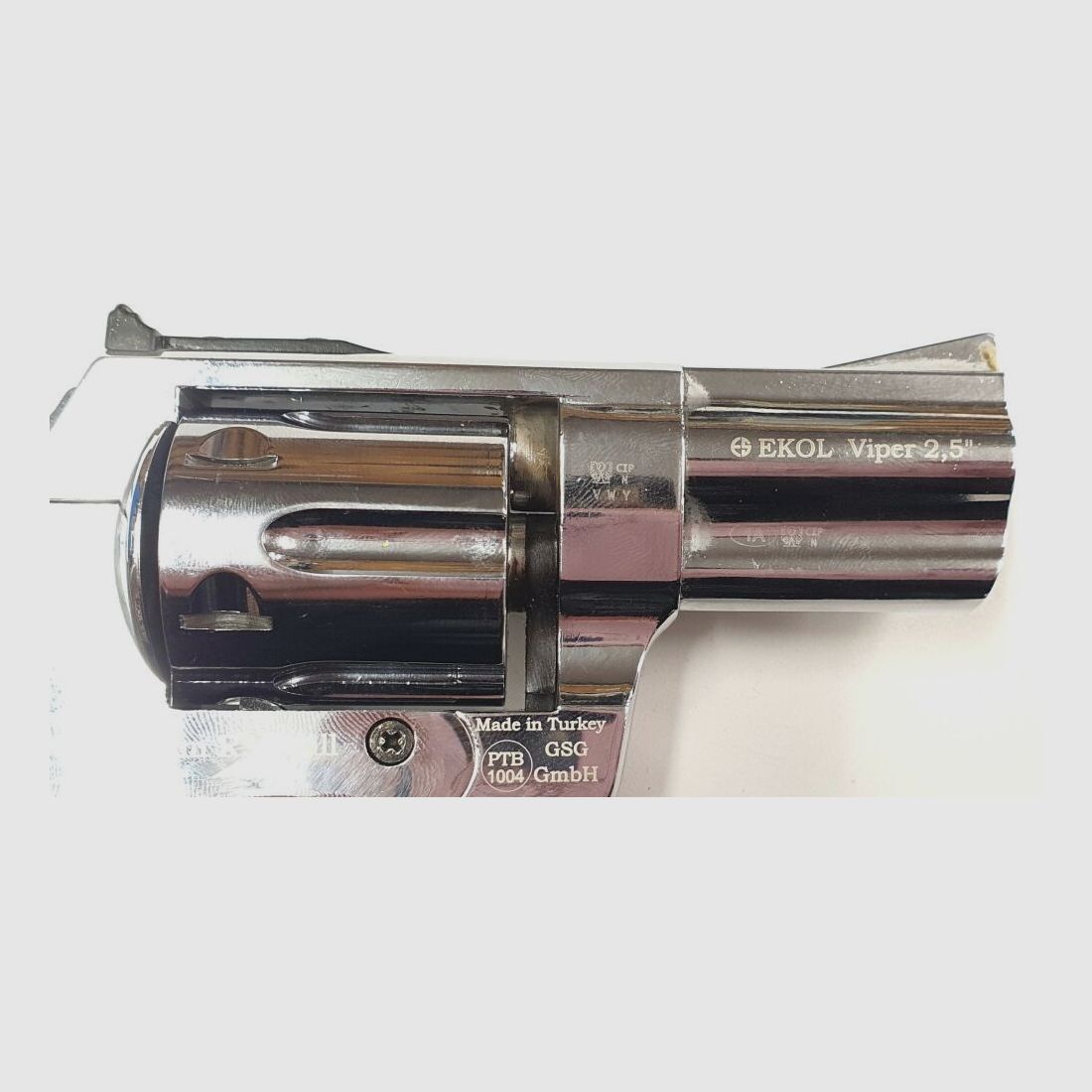 Ekol Schreckschussrevolver Ekol Viper 2,5'', 9mm R.K., chrom, gebraucht