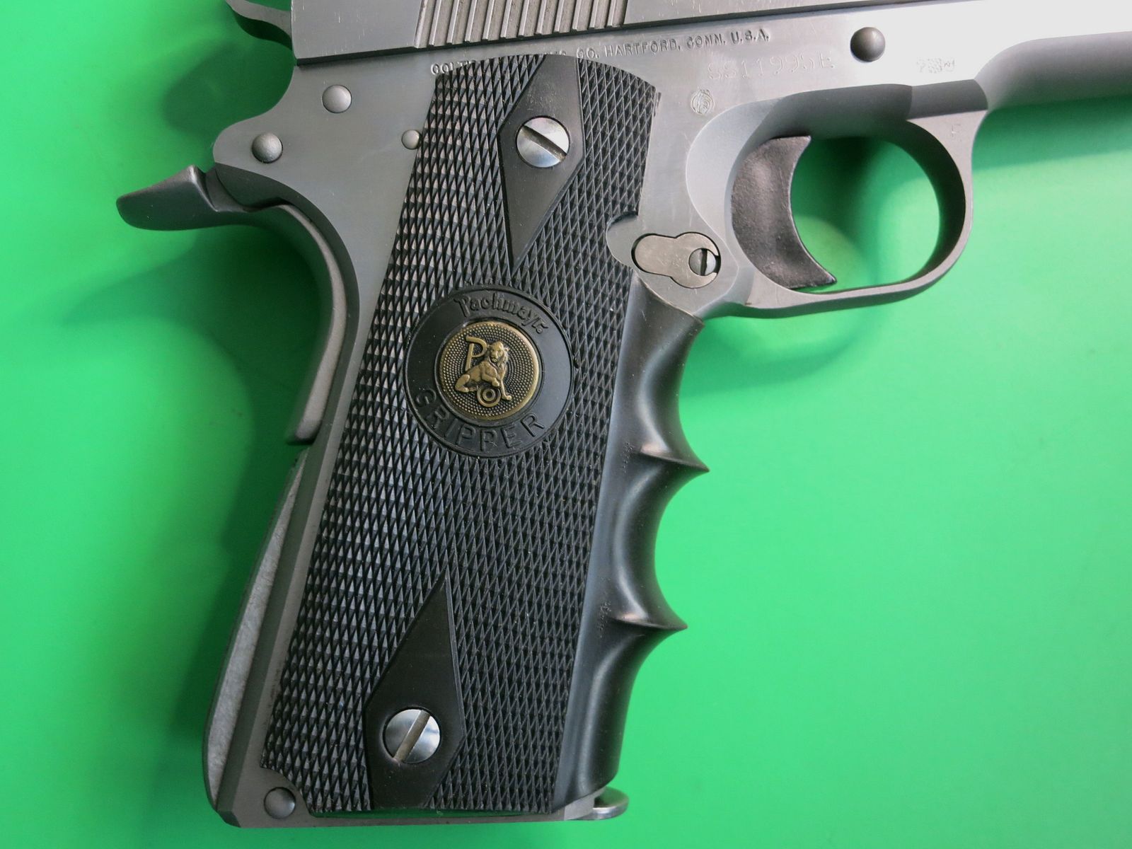 Colt Goverment MK VI Series 80, .45 AUTO, 5" Lauf, Edelstahl (Stainless), Pachmayr-Griff   #18