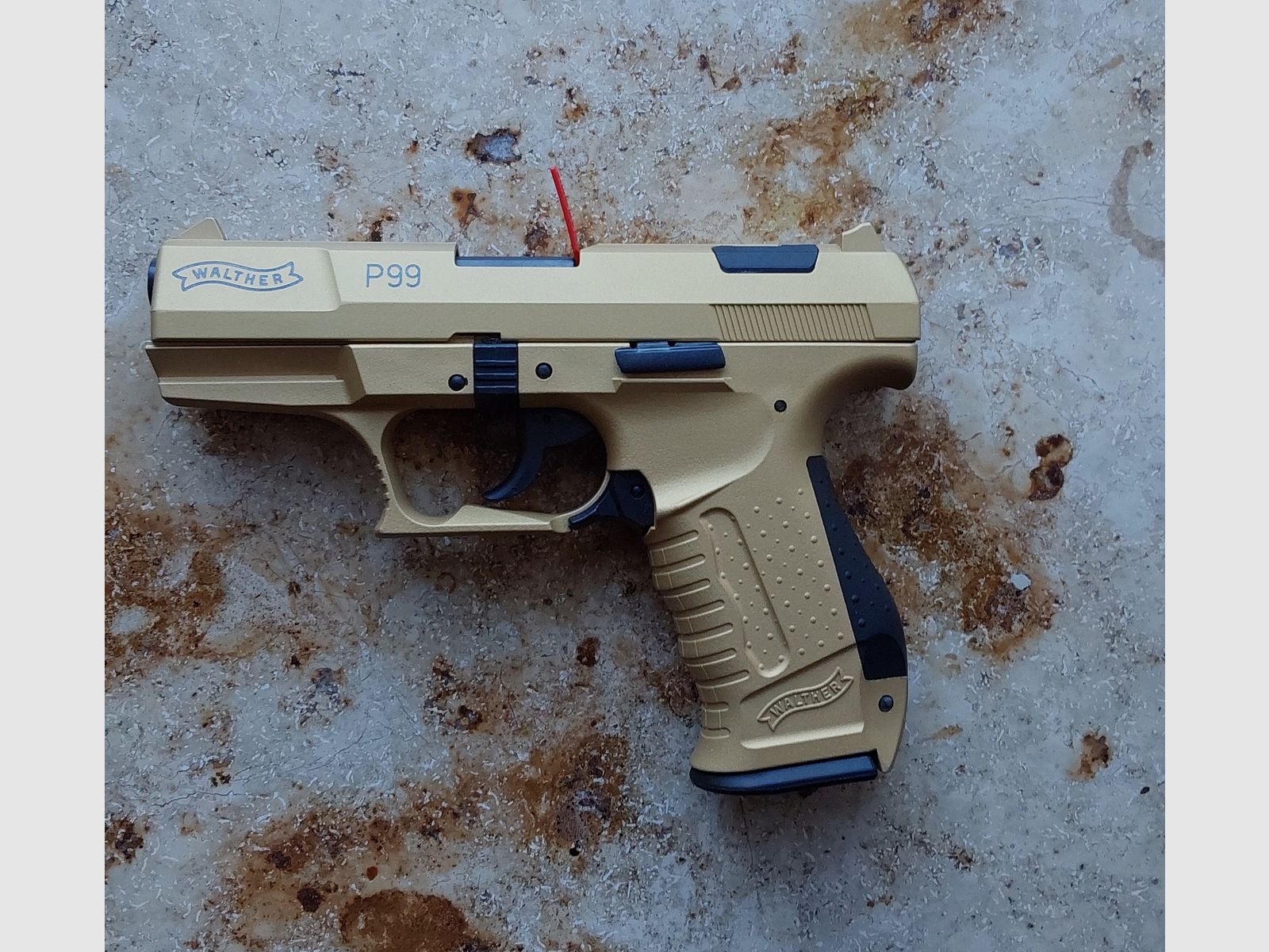 Walther P99 Glacier Gold Edition 9mm Pak