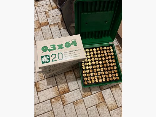 9,3x64 douilles neuves RWS 199 pièces