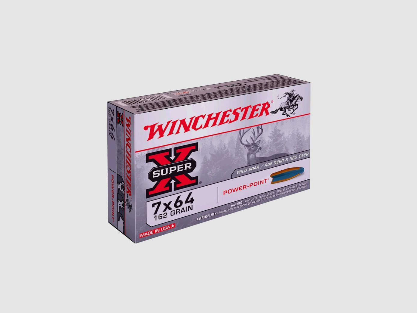 MUNITION 7X64,POWER POINT,162gr,20, image 1 sur 5