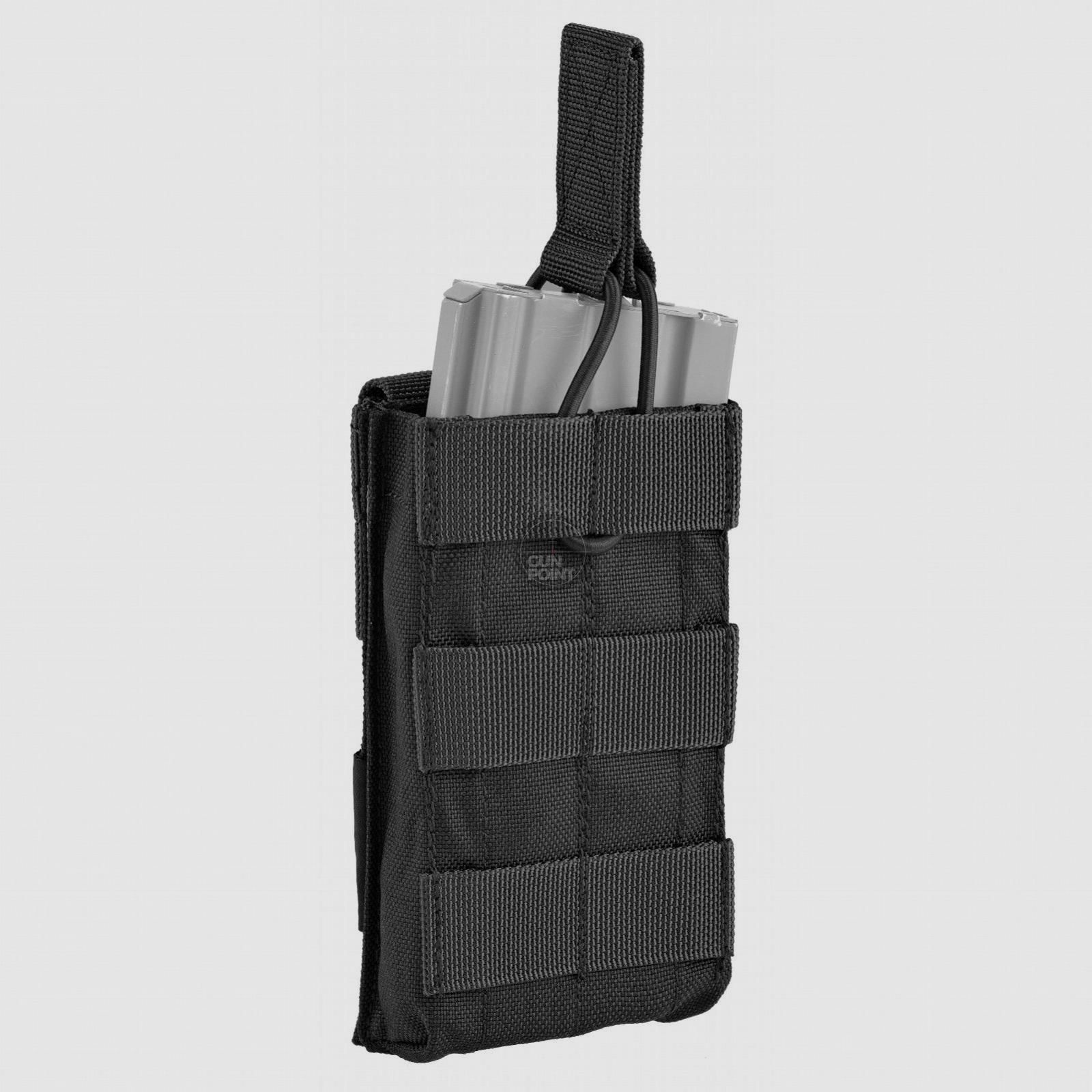 POCHE À MAGAZINE SIMPLE DEFCON 5 AVEC DÉCLENCHEMENT RAPIDE POUR CAL. 5,56 NOIR