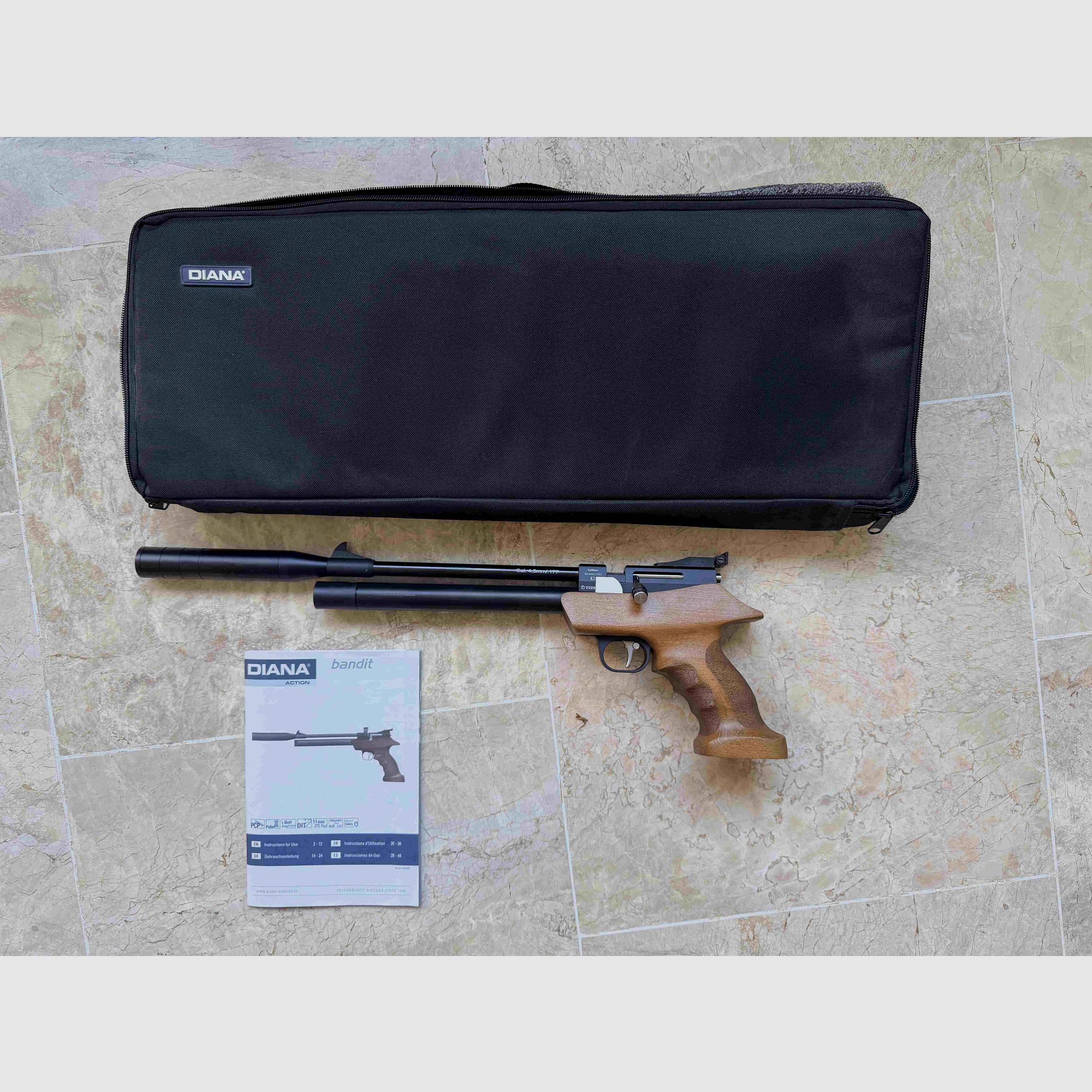 Diana Bandit Pressluftpistole wie neu