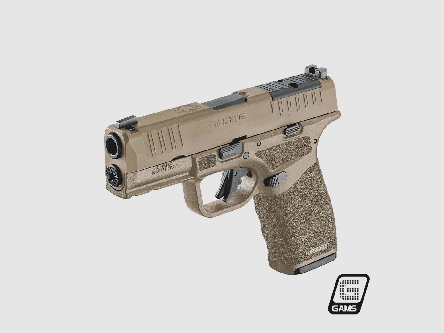 Pistola SPRINGFIELD HELLCAT PRO OSP – Desert FDE, immagine 4 di 4