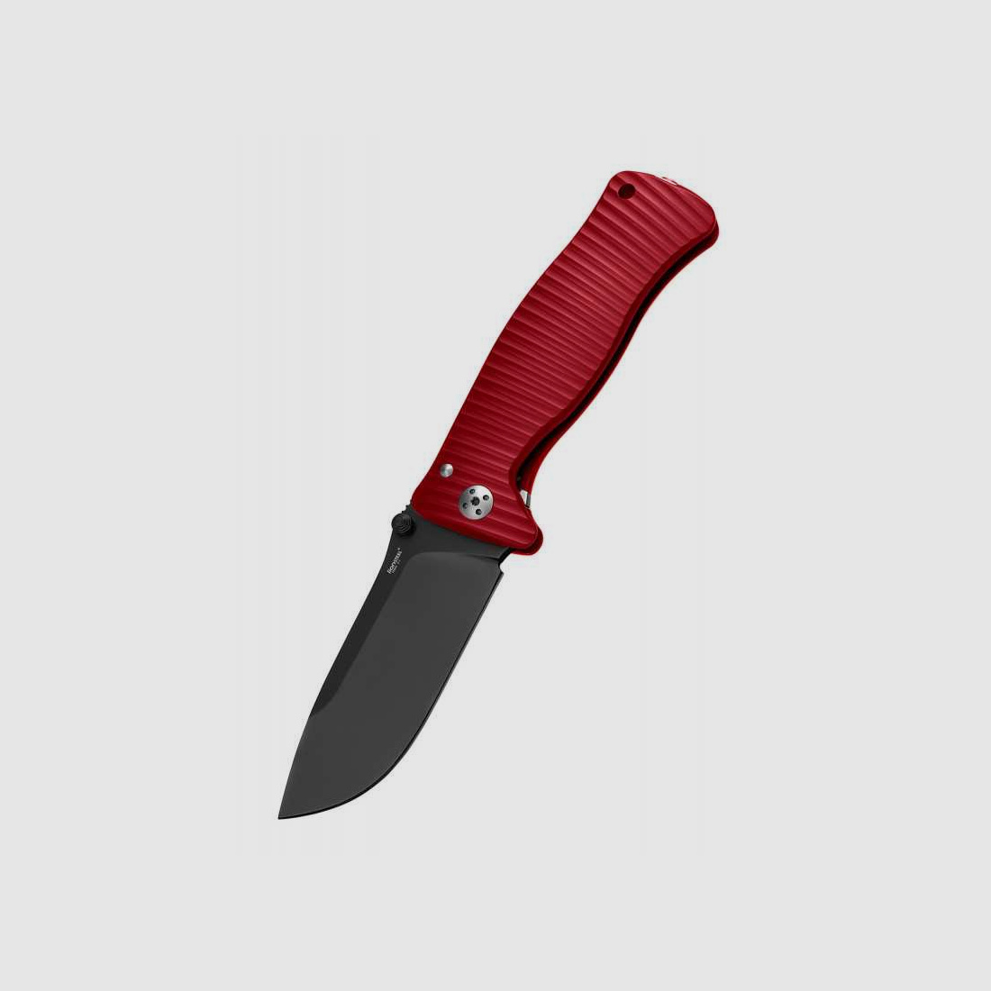 Lionsteel SR1 Aluminium Taschenmesser, Rot, Schwarz, D2