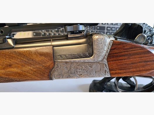 Krieghoff Teck Luxusausführung 6,5x57R / 16/70 mit Svarwoski Z4i Abs.4 LP