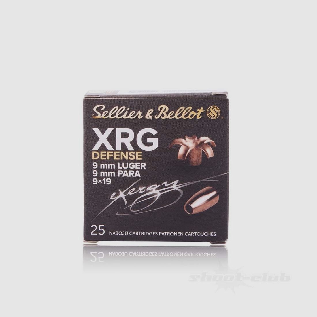 Sellier & Bellot XRG-D 6,5g/100grs 9mmLuger, Bild 2 von 5