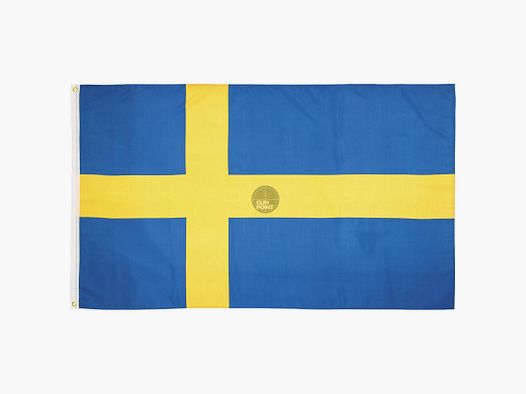 Fahne, Schweden,Polyester, 90 x 150 cm