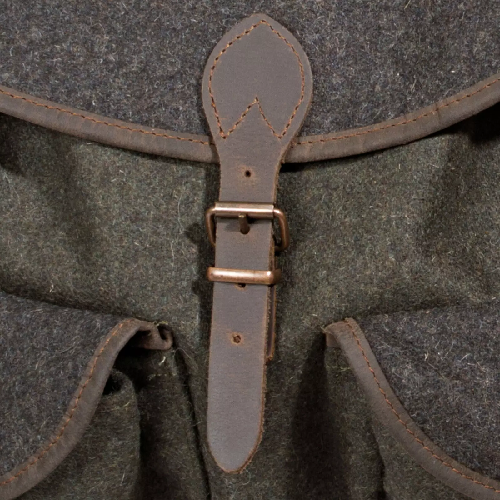 Sac à dos en loden vert/gris, image 3 sur 3