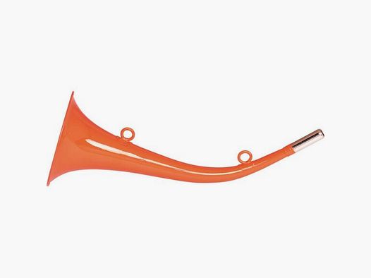 Stepland Okrągły róg 40 cm metalowy pomarańczowy
