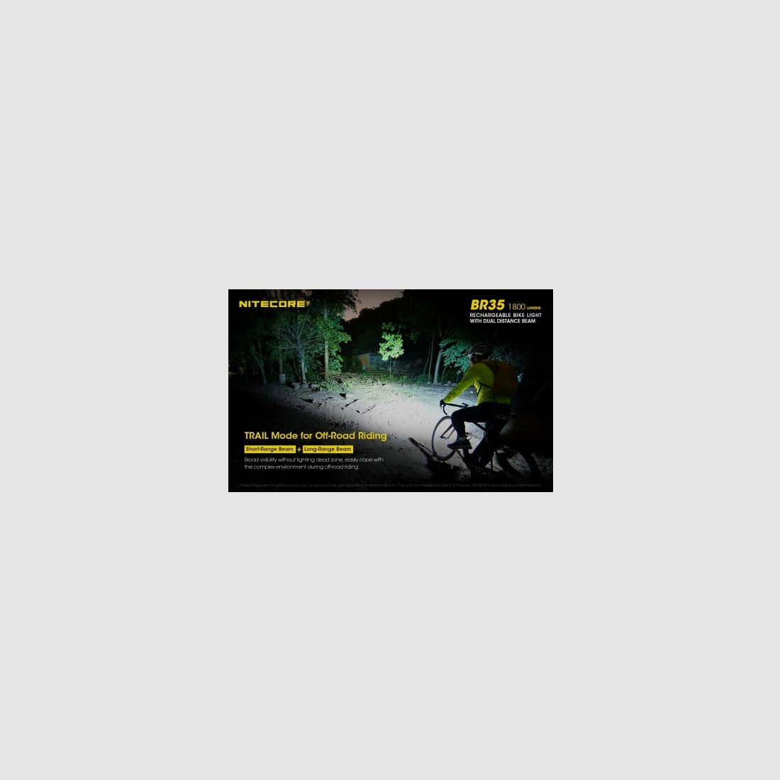 Nitecore BR35 Bicycle Light 1800 Lumens, image 14 of 27