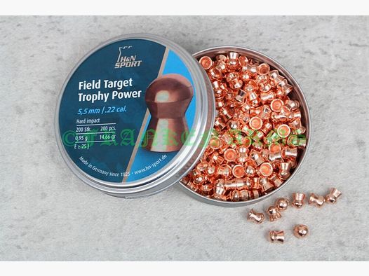 H&N Field Target Trophy Power 5,5mm 200 stuks