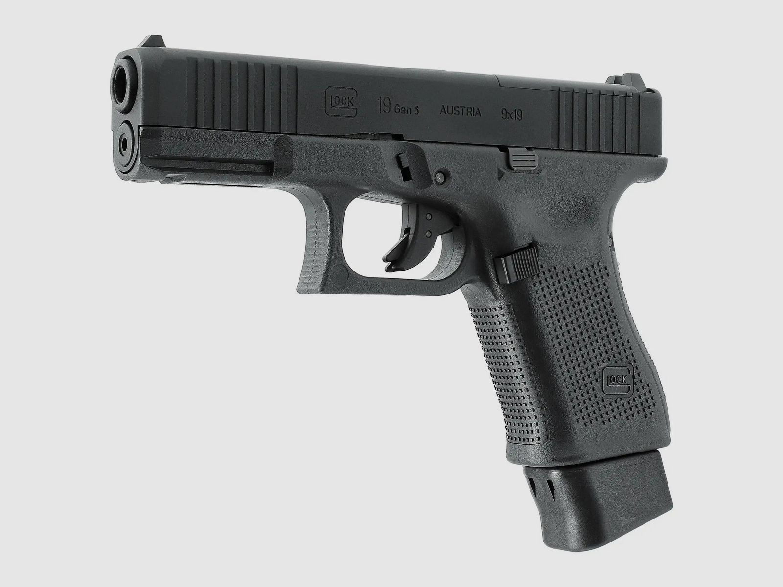 Glock Glock Pistolet pneumatyczny 19 Gen5 MOS kal. 4,5 mm (.177) BB CO₂ < 2,0 J