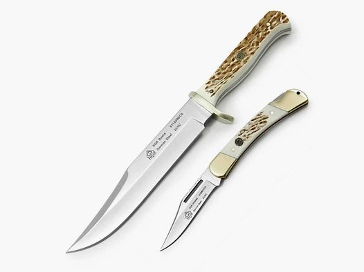 PUMA SGB Bowie / Whitetail, POM Commando Stag