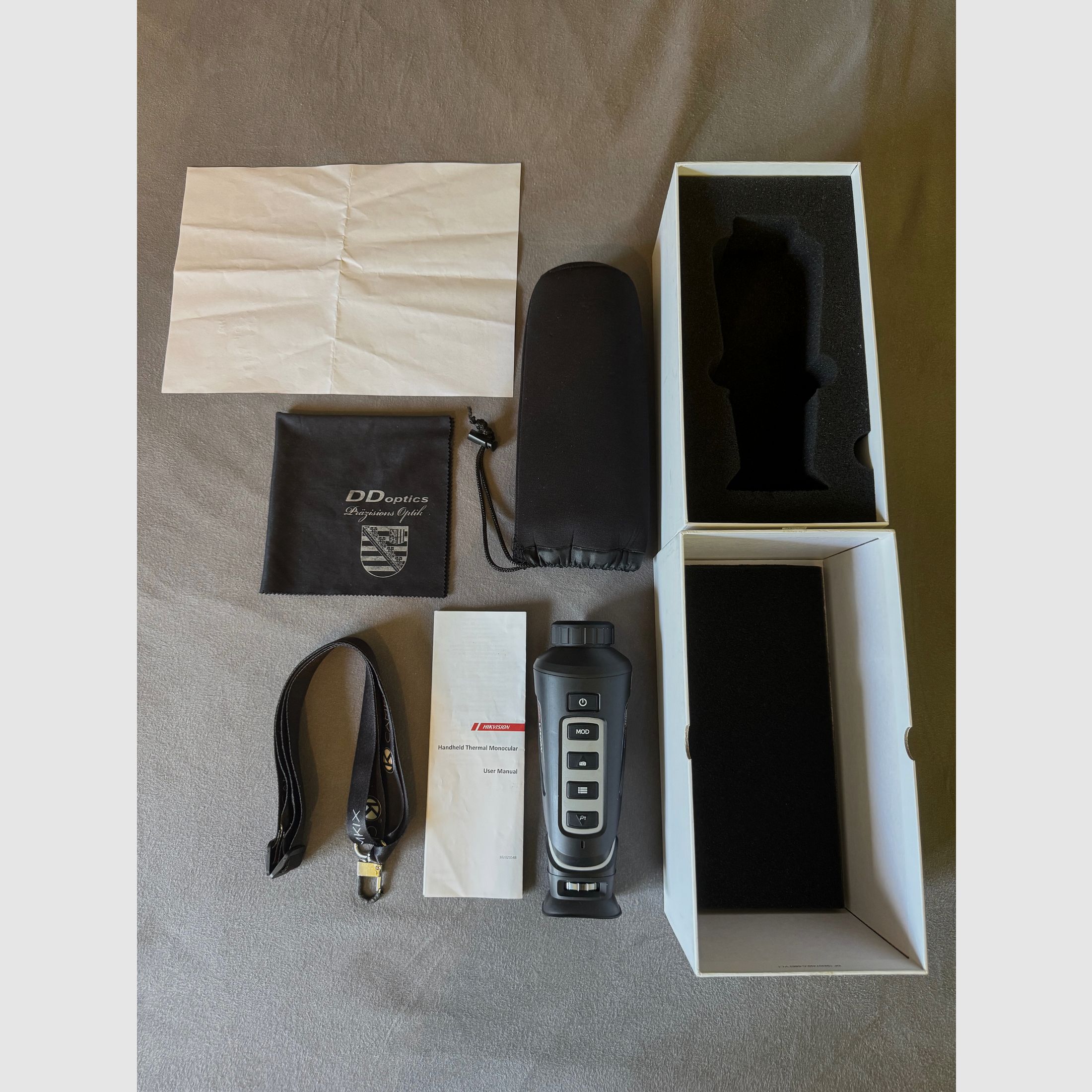 Hikvision OWL DS-2TS03-35UF/W cámara térmica OVP