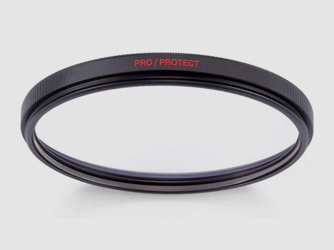 Filtro de protección profesional Manfrotto con un diámetro de 58 mm