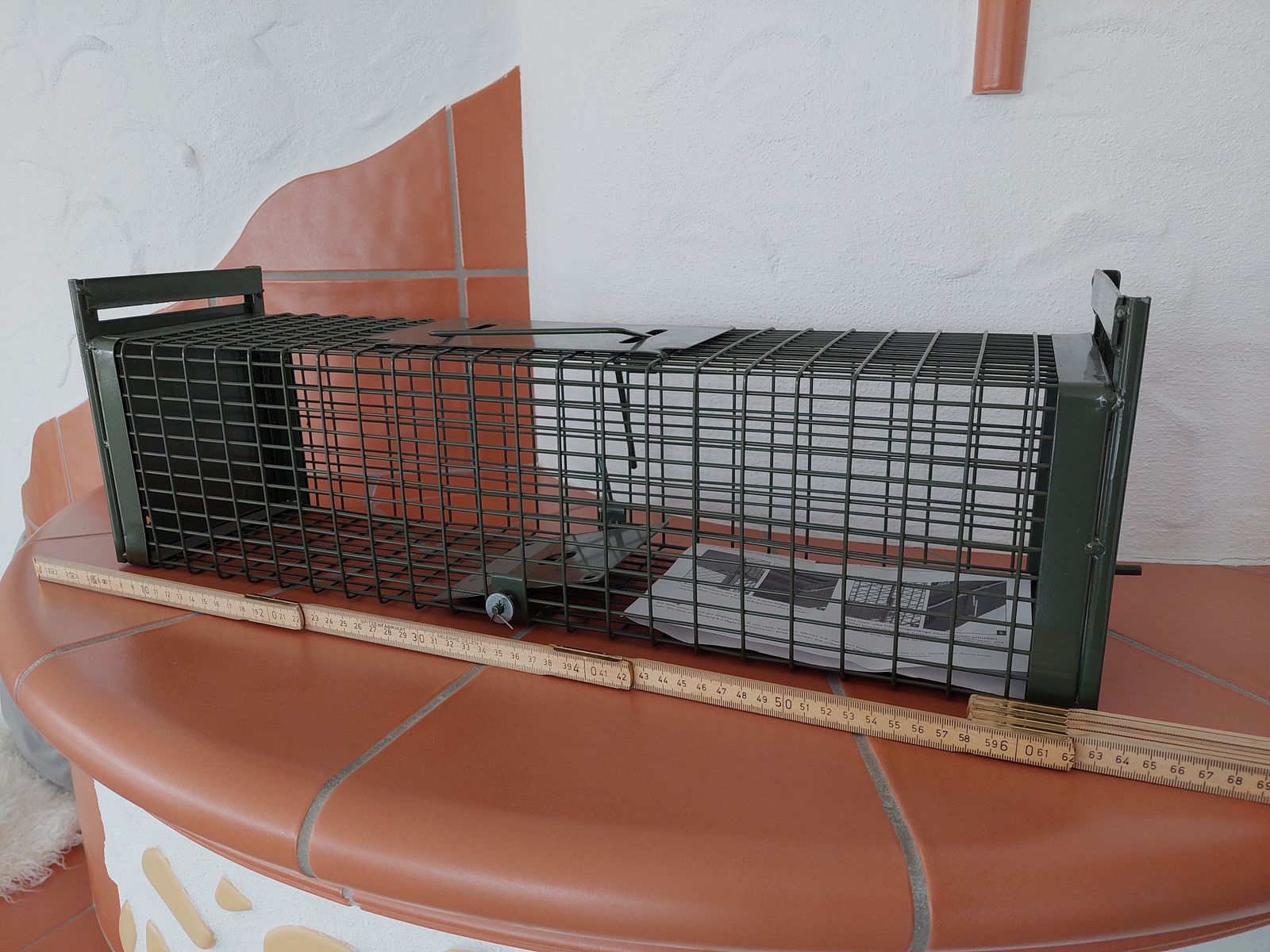 Marten trap/live trap approx. 66cm, as good as new, unused, price negotiable