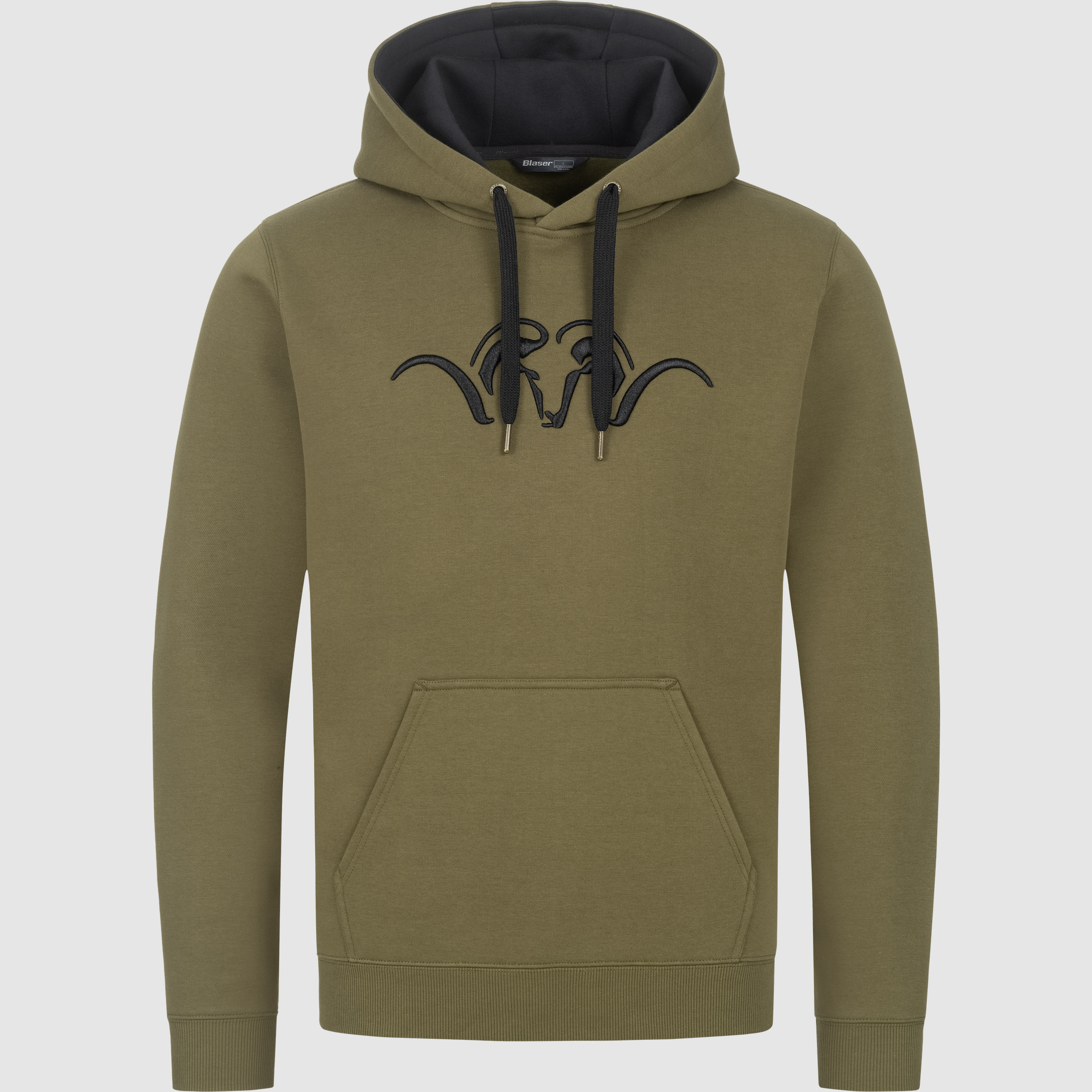 Hoodie Homme Olive Foncé/Noir XXL