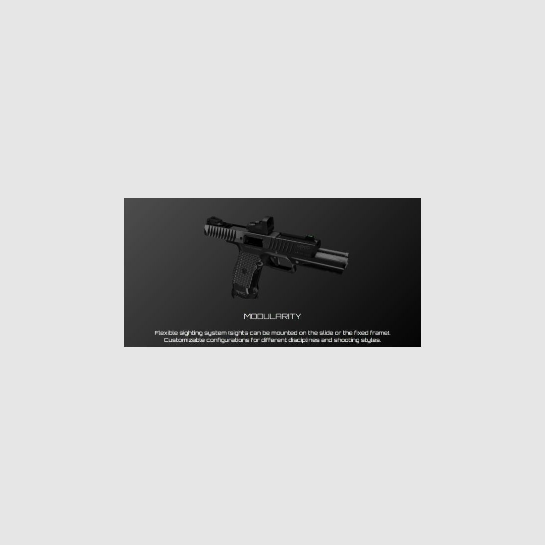 OPOS Pistole Mod. Venator -4,6' 9mmLuger