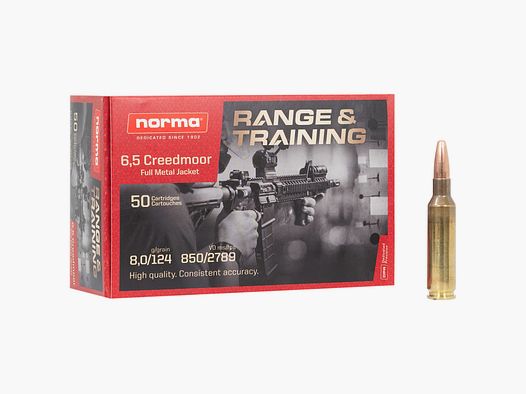 Norma 6.5 Creedmoor HP Range & Training Indoor 85gr/5.5g