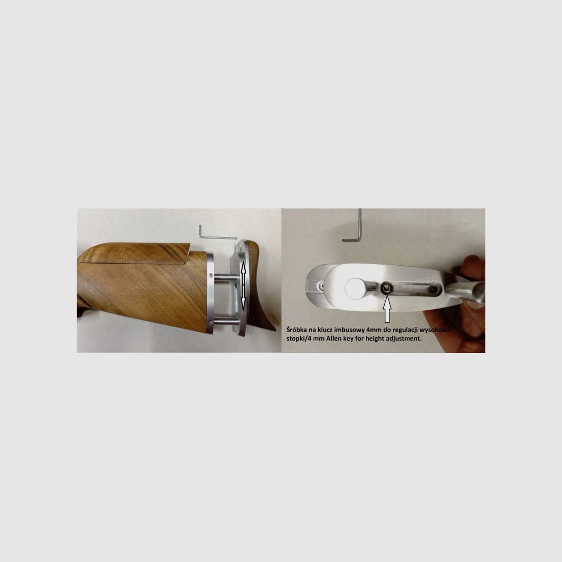 Crosse de sport Kunysz pour CZ-527 Varmint avec joue à réglage rapide, image 6 sur 7