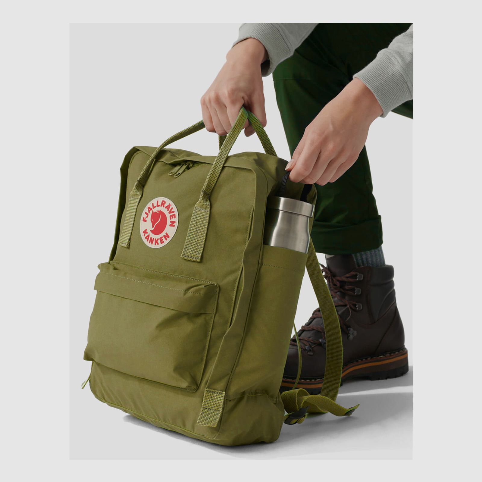 Rucksack Fjällräven Kanken (16L) 23510 - Foliage Green (631), Bild 4 von 17