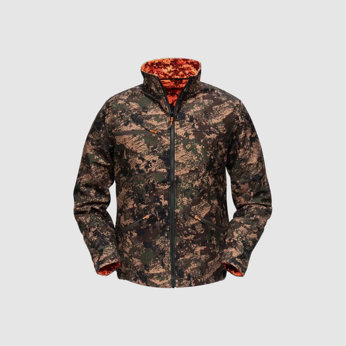 Wendejacke Chiruca Axes Digi Camo grün und orange, Bild 2 von 9